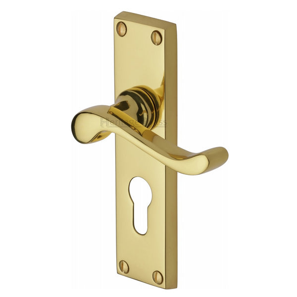 M.Marcus Bedford Euro Handles - Polished Brass
