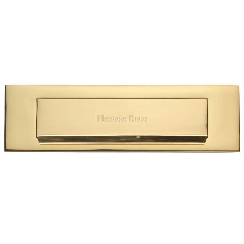 M.Marcus Gravity Flap Letter Plate 280x80mm - Polished Brass