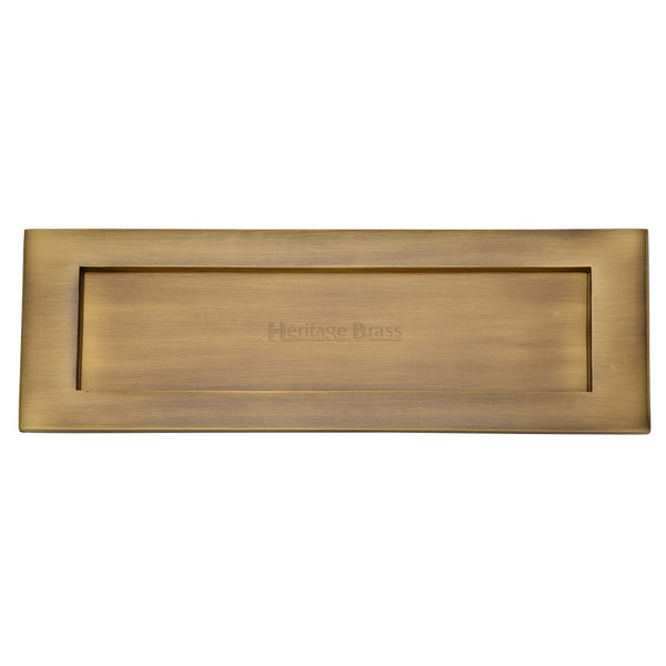 M.Marcus Letter Plate 305x102mm - Antique Brass