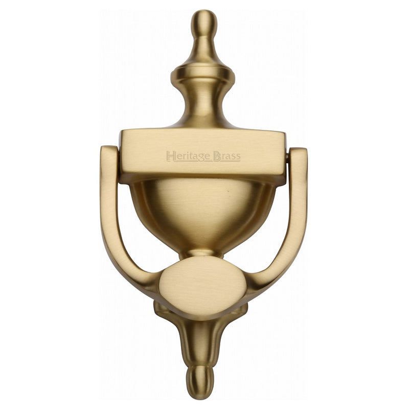 M.Marcus Urn Door Knocker 195mm - Satin Brass