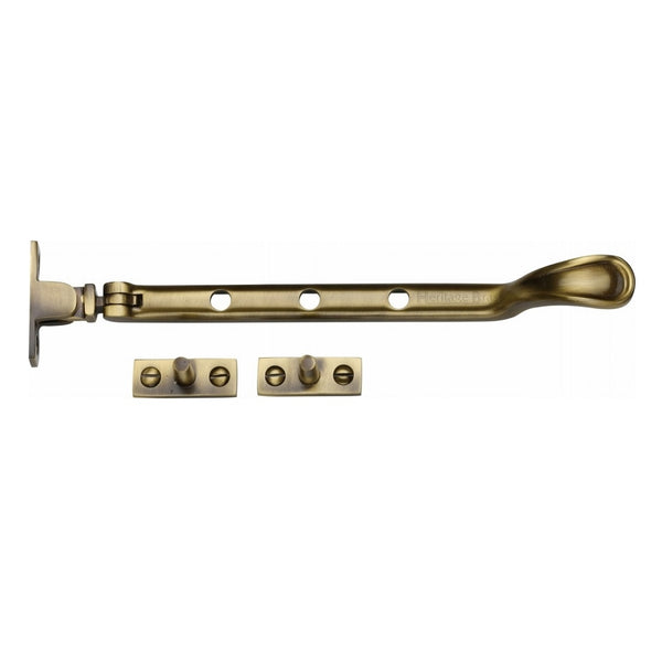M.Marcus Casement Stay 203mm (8") - Antique Brass