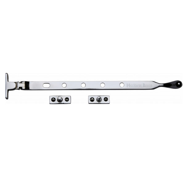 M.Marcus Ball Casement Stay 305mm (12") - Polished Chrome