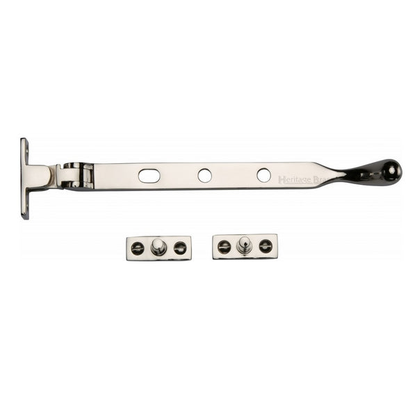 M.Marcus Ball Casement Stay 203mm (8") - Polished Nickel
