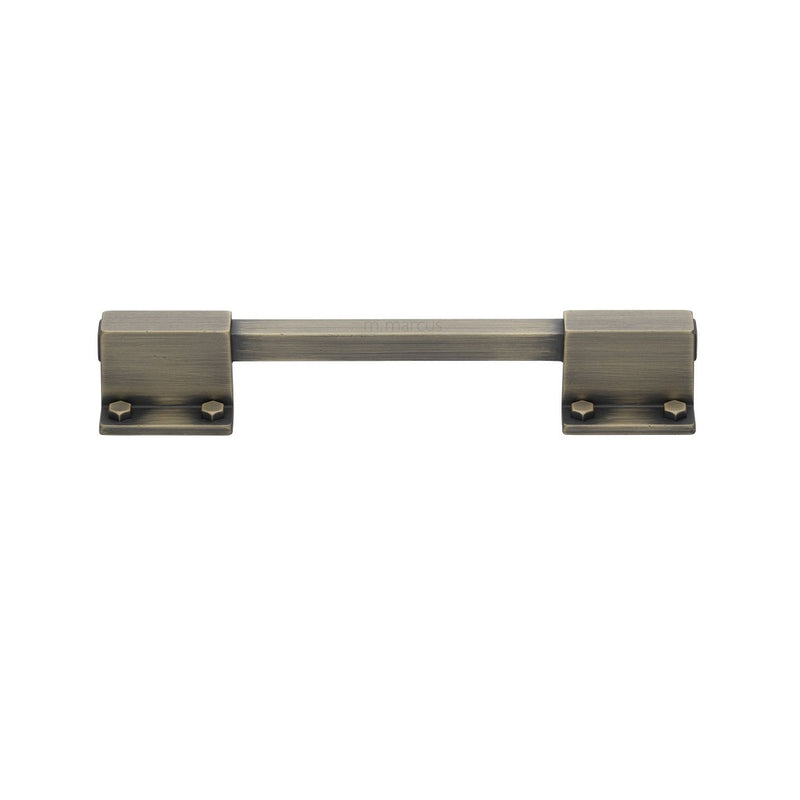 M.Marcus Industrial Railway Cabinet Pull - Distressed Brass