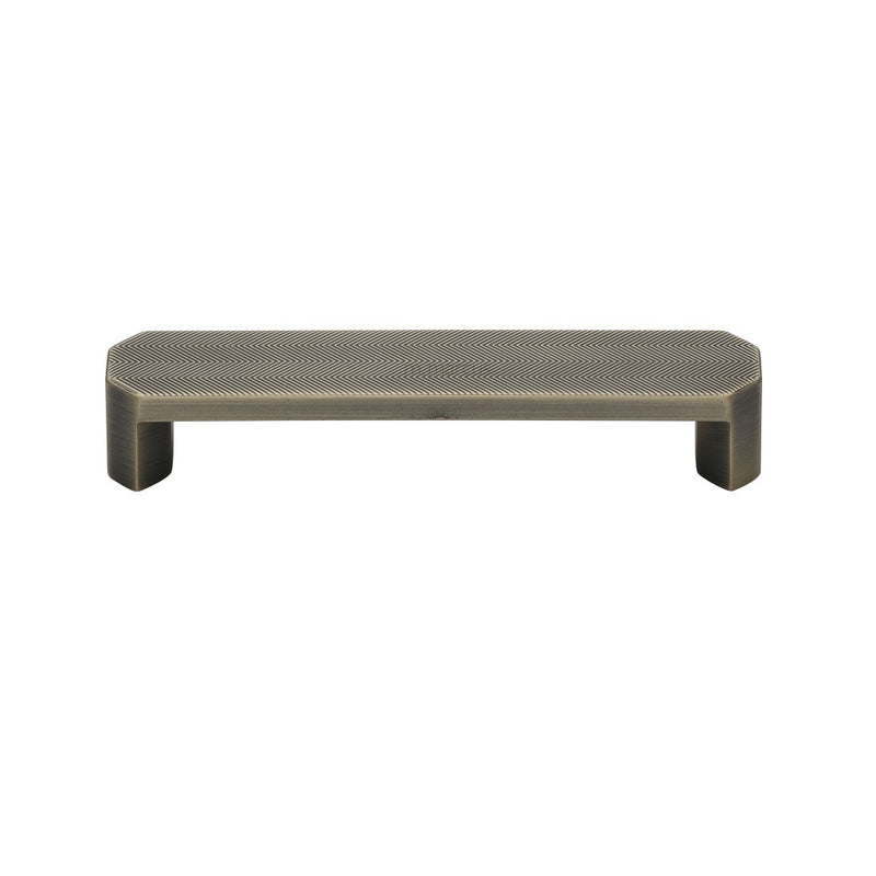 M.Marcus Industrial Canyon Cabinet Pull - Distressed Brass