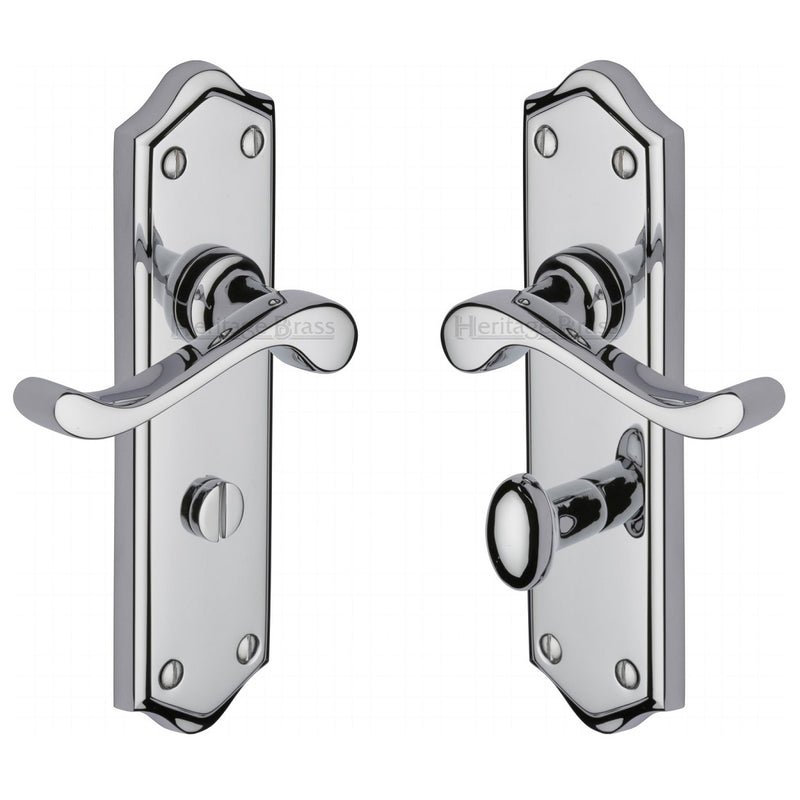M.Marcus Buckingham Bathroom Handles - Polished Chrome