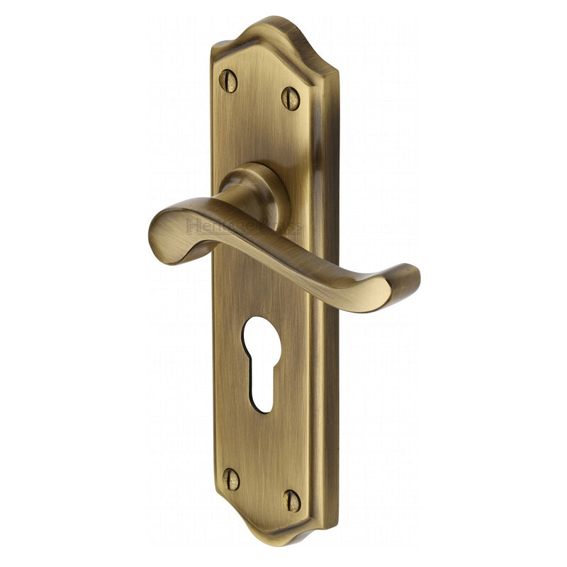 M.Marcus Buckingham Euro Handles - Antique Brass