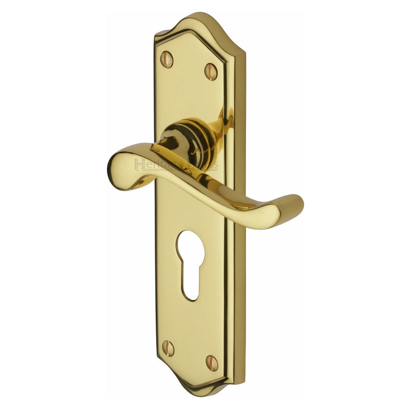 M.Marcus Buckingham Euro Handles - Polished Brass