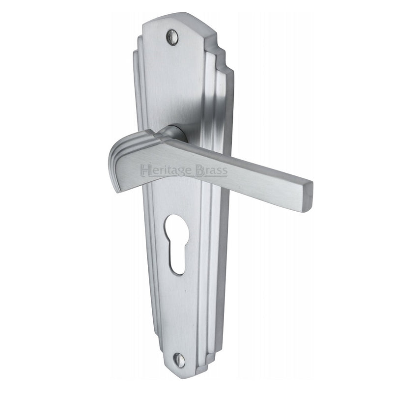 M.Marcus Waldorf Euro Handles - Satin Chrome