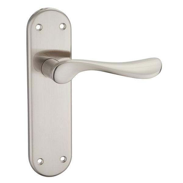 Fortessa Wave Lever Latch Handles - Satin Nickel