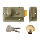 Yale 77 Traditional Rim Nightlatch - 60mm Backset - ENB Case with Brass Cylinder