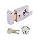 Yale 89 Deadlocking Rim Nightlatch - 60mm Backset - Chrome Case with Chrome Cylinder