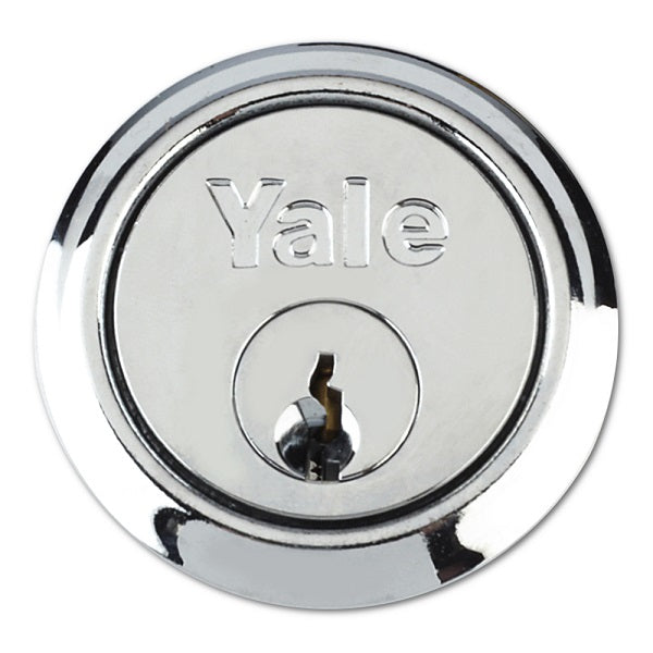 Yale 1109 5 Pin Rim Cylinder - Polished Chrome