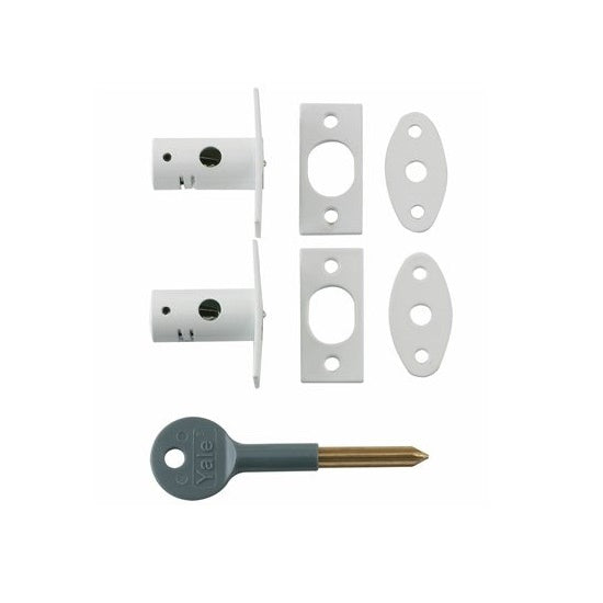 Yale 8001 Window Rack Bolt Twin Pack - White **While stocks last**